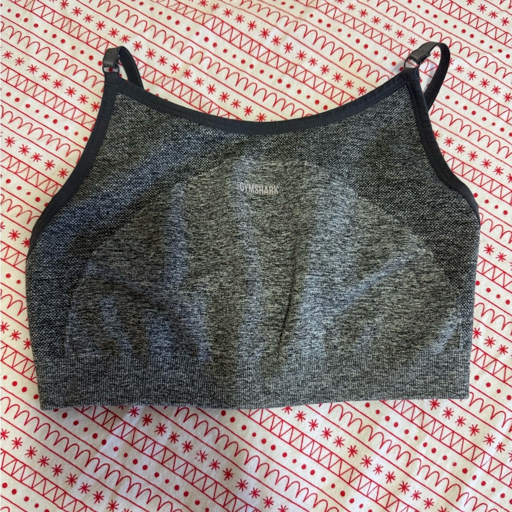 Gymshark Women's Gray Flex Strappy Sports Bra